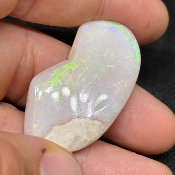 Full Flash Rubbed Polished US Spencer Idaho Opal Specimen Collectible - Picture 4 of 9